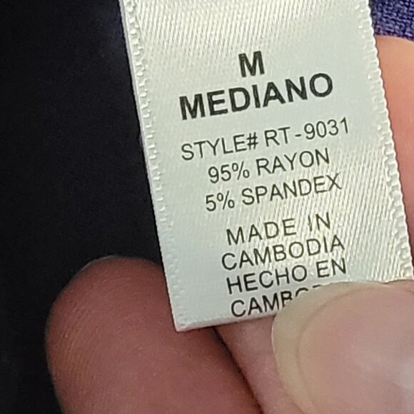 Zenana Outfitters Purple Drape Front Long Sleeve Top Style RT-9031 - Picture 9 of 9